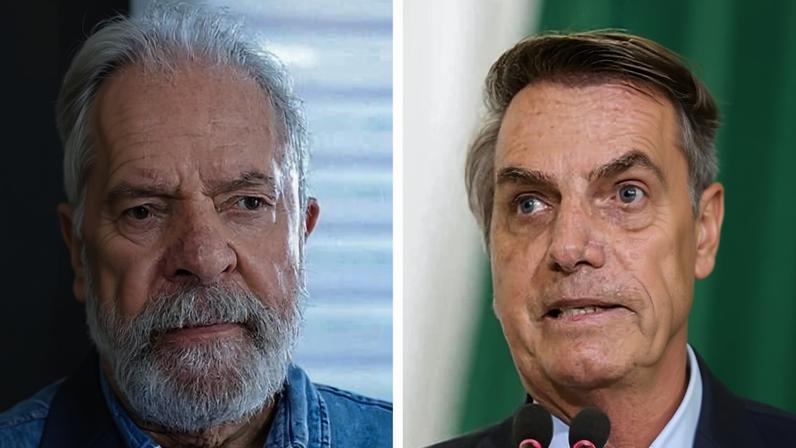 Presidente Lula e ex-presidente Jair Bolsonaro