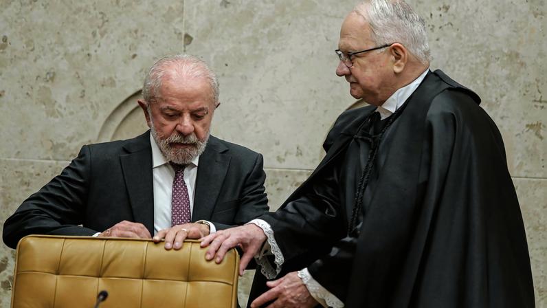 presidente Lula participando da sessão solene de abertura do ano judiciário marcada para as 14h no Supremo Tribunal Federal STF retomada oficial dos trabalhos do judiciário