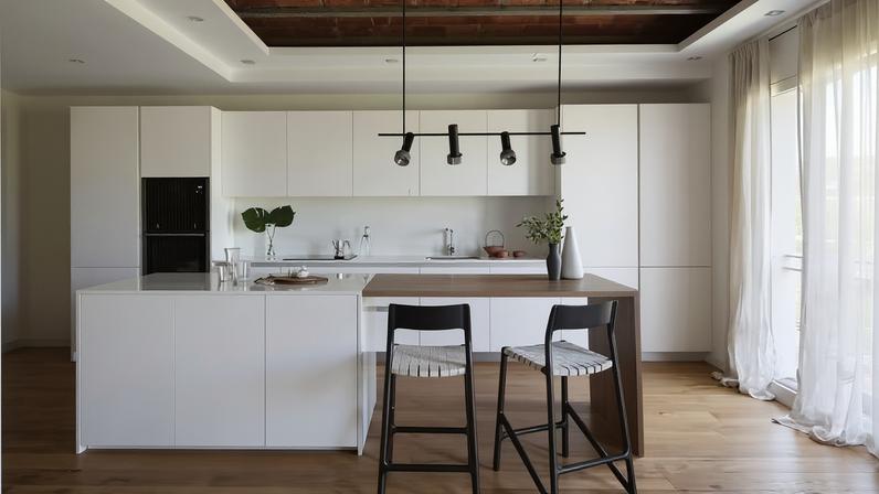 Ter uma cozinha branca é apostar em um espaço atemporal, que transmite leveza e permite destacar a decoração com detalhes sutis