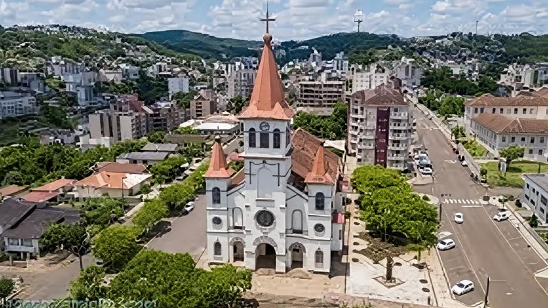 Vista aérea de Videira SC