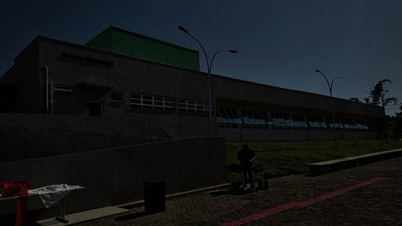 Fachada do Bloco Didático C do Campus Irati do Instituto Federal do Paraná. Créditos: Rádio Najuá.