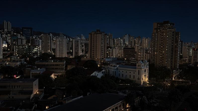 Vista aérea de Belo Horizonte, região central e hospitalar