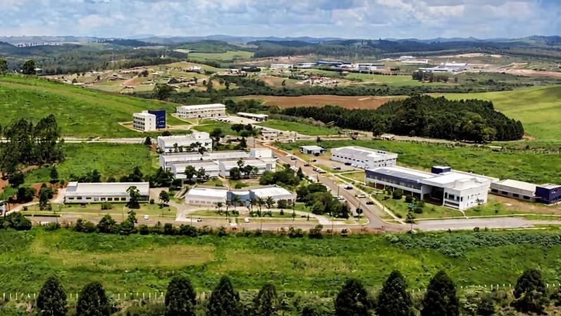 Vista do campus sede da Universidade Federal de Alfenas. Crédito: UNIFAL-MG.