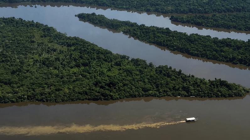 Rio Tapajós, na região de Belterra PA, um dos cartões-postais do oeste do Pará. Crédito: Amazônia Latitude.