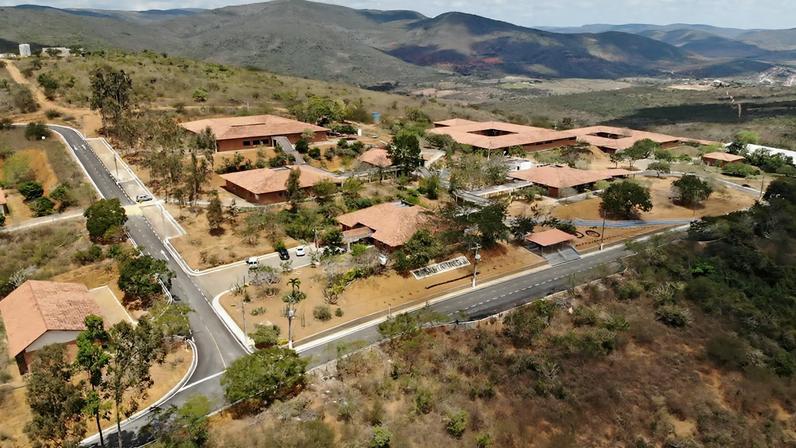 Infraestrutura e áreas verdes do IF Baiano — campus Santa Inês. Crédito: Portal de Ingresso – IF Baiano.