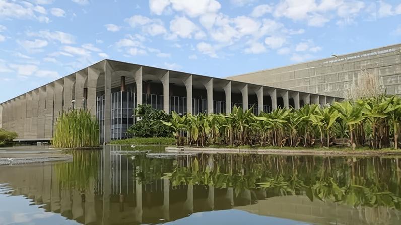 Palácio do Itamaraty, na Esplanada dos Ministérios, em Brasília