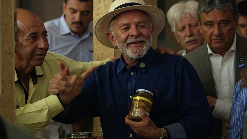 Brasília (DF), 23/04/2026 - O presidente Luiz Inácio Lula da Silva visita o pomar da ciência, onde serão apresentadas pesquisas de pitaya, maracujá e baunilha e participa da cerimônia de abertura da Feira Brasil na Mesa, na Embrapa Cerrados, em Planaltina (DF). Foto: Fabio Rodrigues-Pozzebom/Agência Brasil