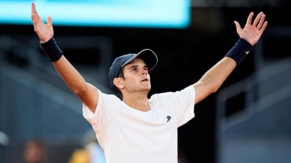 Rafael Jódar homenageia Bellingham após vencer Jesper de Jong no Madrid Open