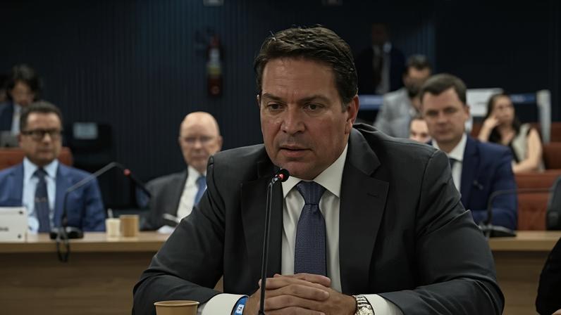 Alexandre Ramagem em depoimento ao STF