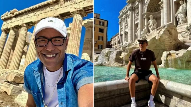Raphael Sousa Oliveira, de 31 anos, foi preso em uma operação que investiga supostas transações ilegais de R$ 1,6 bilhão. — Foto: Reprodução/TV Anhanguera e Instagram de Raphael Sousa Oliveira.