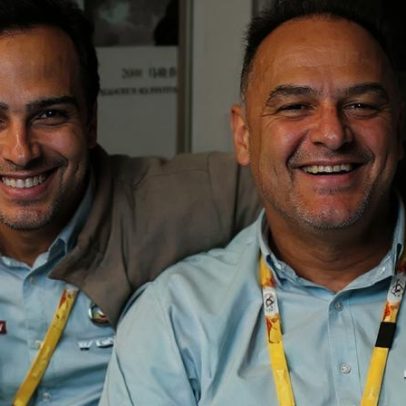 Tadeu Schmidt compartilha imagens da infância em homenagem a Oscar, seu ídolo