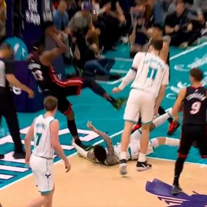 Técnico do Heat critica LaMelo Ball por rasteira em Adebayo
