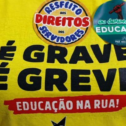 Profissionais da educação pública do Rio fazem paralisação nesta quinta