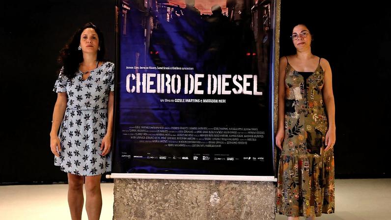 Natasha Neri e Gizele Martins, diretoras do documentário Cheiro de Diesel