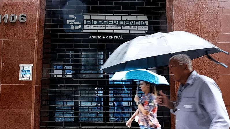Fachada de agência do Fundo Único de Previdência Social do Estado do Rio de Janeiro (Rioprevidência). Foto: Tânia Rêgo/Agência Brasil