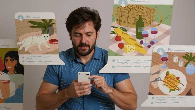 Os algoritmos das redes sociais também afetam a saúde mental