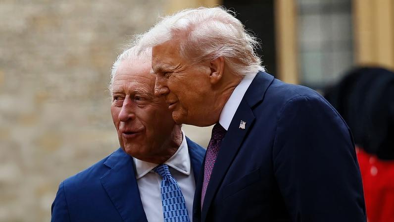 Rei Charles III e Donald Trump - Metrópoles