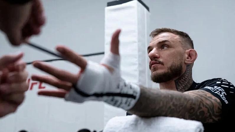 Renato Moicano no UFC Vegas 115 (Foto: Reprodução/ X)