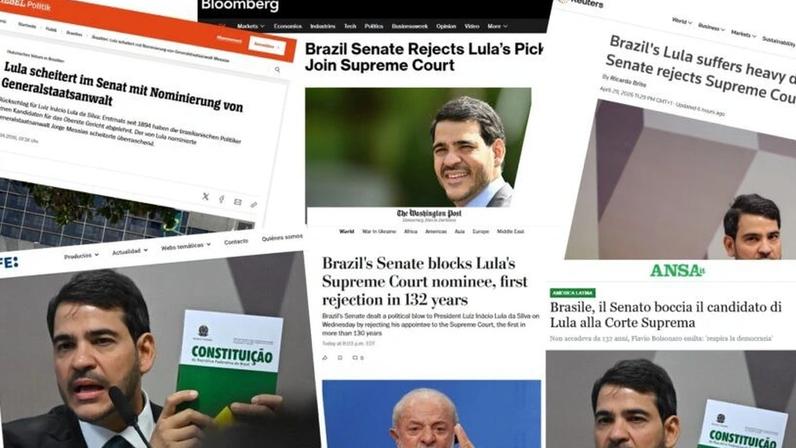 Rejeição a Messias ganha destaque na imprensa internacional