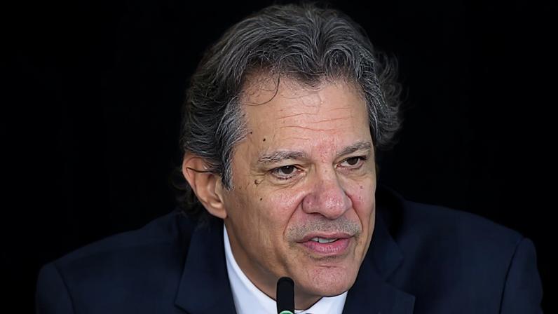 Na imagem, o ex-ministro da Fazenda do governo Lula, Fernando Haddad