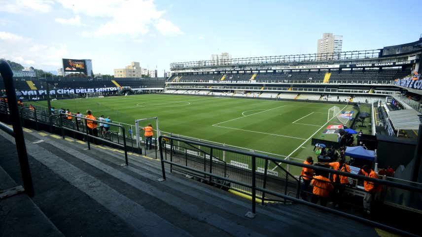 Vila Belmiro recebe duelo entre Santos x Remo — Foto: Marcos Ribolli