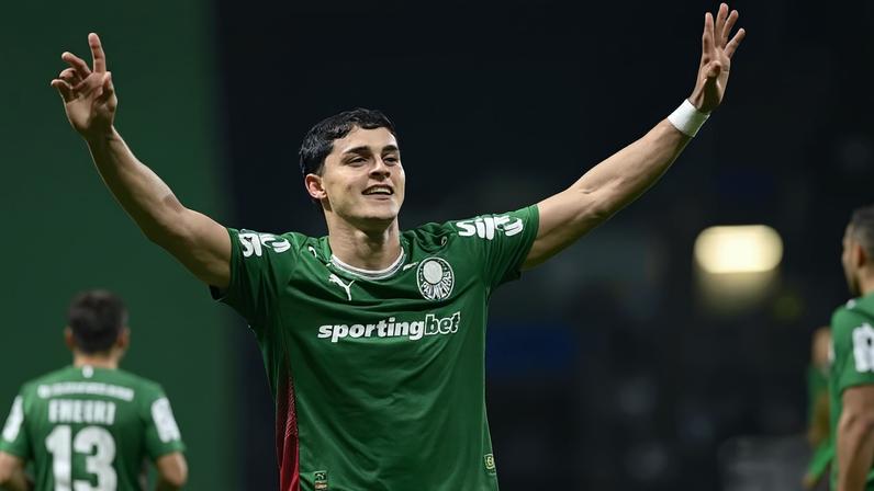 Sosa Palmeiras x Jacuipense Copa do Brasil 2026 — Foto: Marcos Ribolli