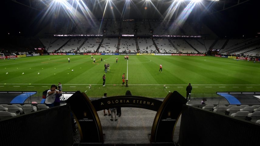 Neo Química Arena, casa do Corinthians, vista de cima — Foto: Anderson Romão/AGIF