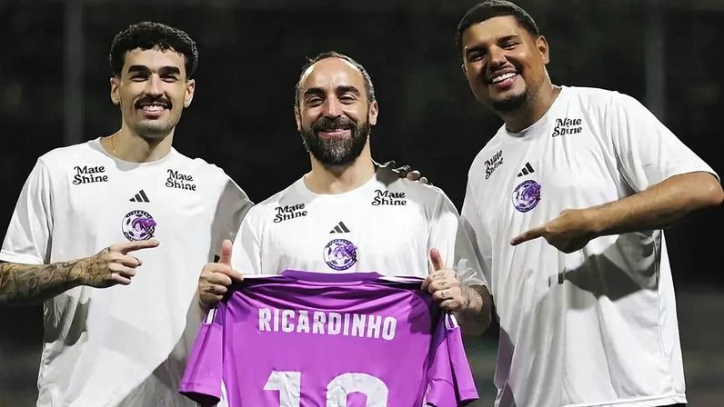 Ricardinho chega no Dibrados na Kings League (Foto: Reprodução Instagram)