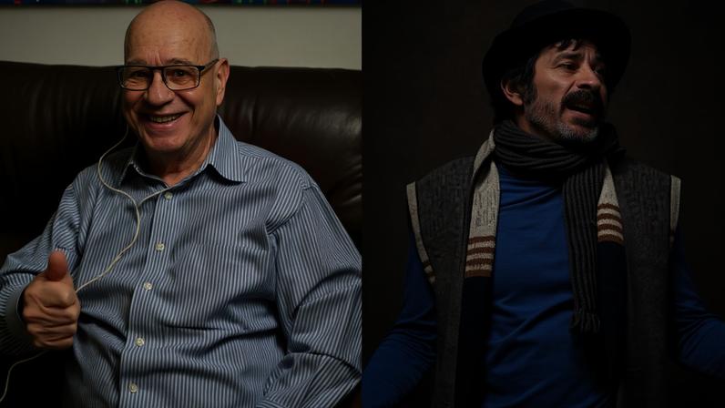 Ricardo de Pascual e o personagem Sr. Furtado, que o imortalizou entre o público brasileiro | Reprodução