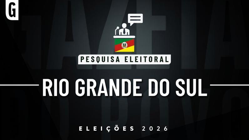 Genial/Quaest entrevistou 1.104 pessoas sobre a intenção de voto ao governo estadual e ao Senado por Rio Grande do Sul. (Foto: Infografia/Gazeta do Povo)