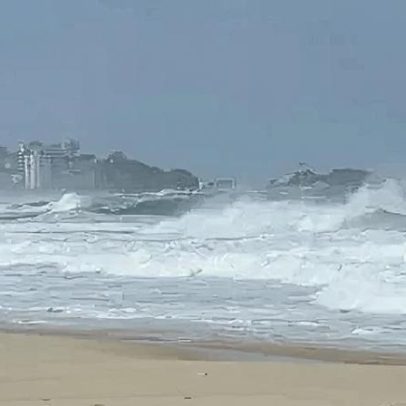 Alerta de ressaca com ondas de até 3 metros é emitido para o Rio