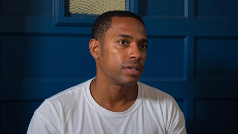 Robinho, na penitenciária P2 de Tremembé