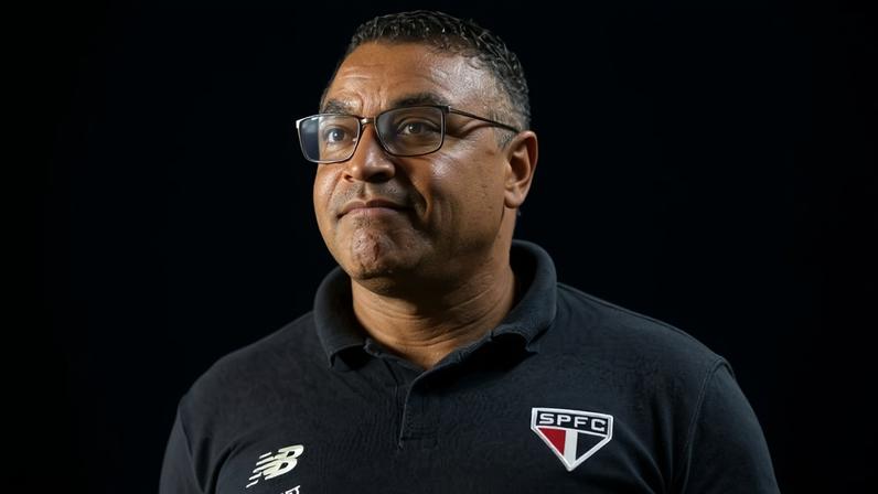 Roger Machado, técnico do Sao Paulo, durante partida contra o Vasco