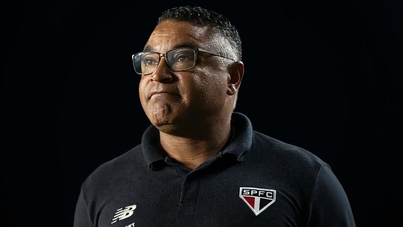 Roger Machado, técnico do Sao Paulo, durante partida contra o Vasco