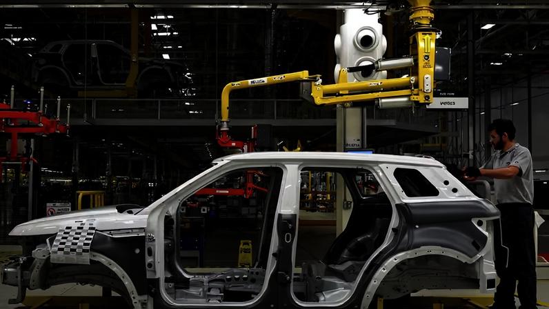 Fábrica da JLR em Itatiaia (RJ) — Foto: Divulgação