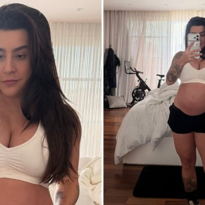Gravidez de Lauana Prado: cantora mostra barrigão em fotos