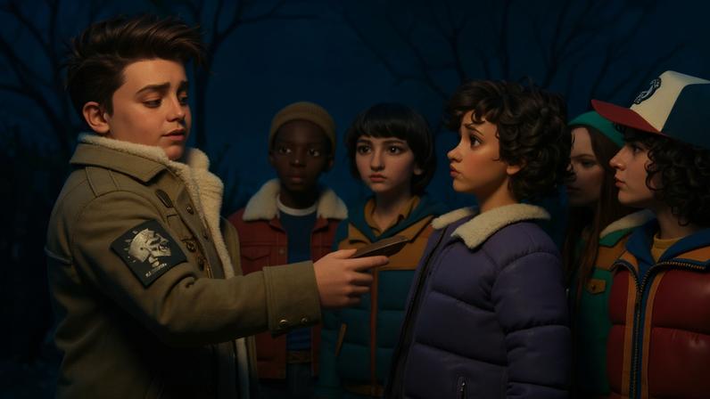 Grupo receberá uma nova integrante importante em Stranger Things: Histórias de 85 — Foto: Foto: Reprodução/IMDb