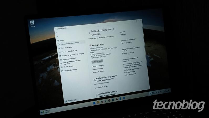 O Microsoft Defender (imagem: Emerson Alecrim/Tecnoblog)