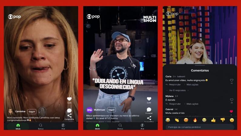 Globo lança aplicativo de vídeos verticais — Foto: Reprodução/GloboPop