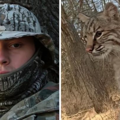 Vídeo mostra caçador virando presa e sendo atacado por lince nos EUA