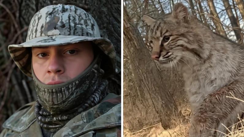 Vídeo mostra lince atacando caçador nos EUA — Foto: reprodução/Instagram