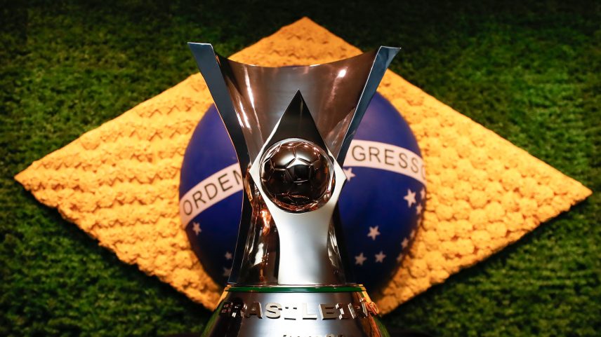 Taça Troféu da Série A do Brasileiro Brasileirão — Foto: Lívia Villas Boas/CBF