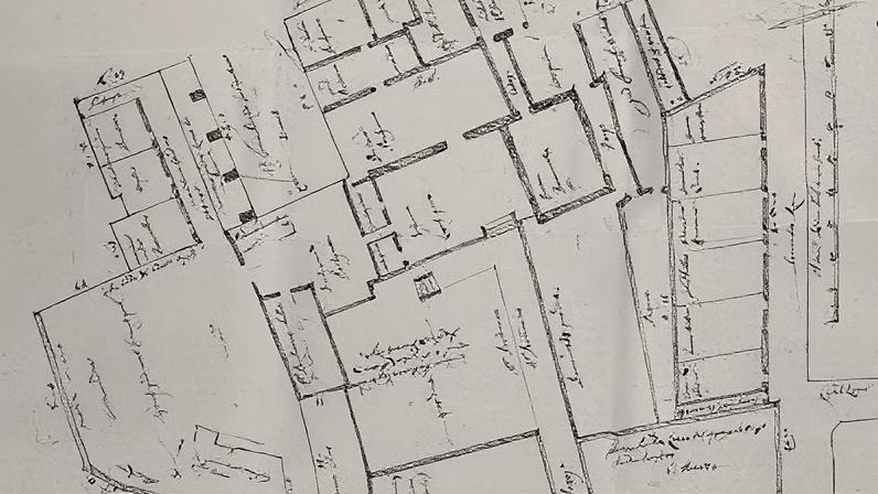 A casa de Shakespeare em Londres foi identificada em uma planta do bairro de Blackfriars datada de 1668