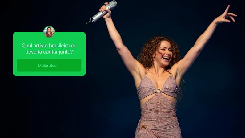 Shakira pede sugestões e g1 lista as possíveis participações no show do Rio — Foto: Instagram/Reprodução/ Divulgação/Live Nation