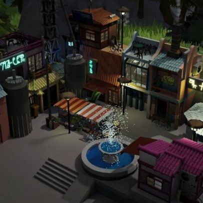 Jogo de construção de cidade surrealista oferece relaxamento