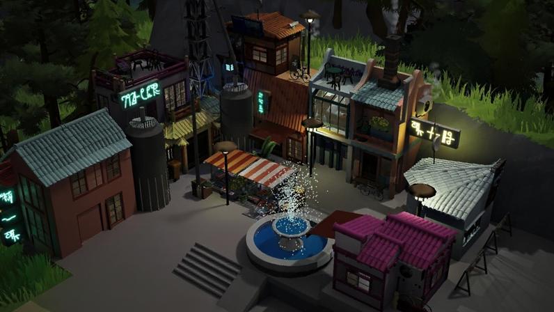 Jogo de construção de cidade surrealista oferece relaxamento