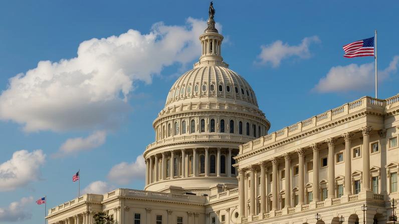 Capitólio, a sede do Congresso americano (Foto: Shutterstock)