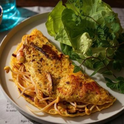 Receita de Bánh Xèo: panquecas crocantes ao estilo vietnamita