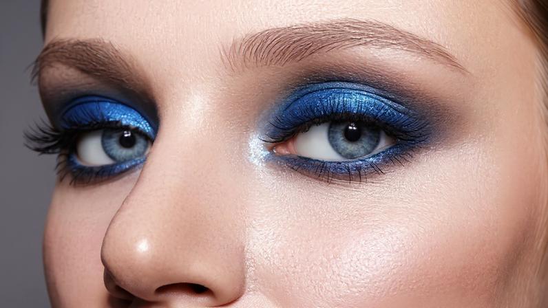 Moderna e impactante, a sombra azul é protagonista das produções do momento