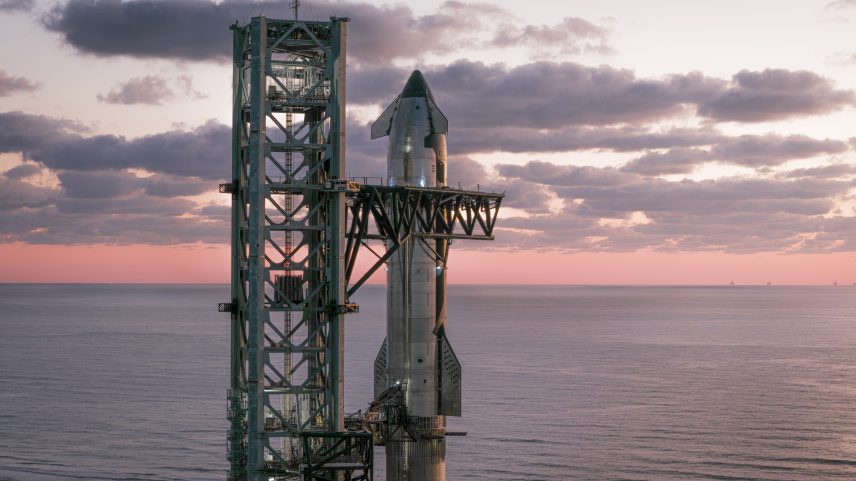 Nave Starship em foto divulgada pela SpaceX em 13 de outubro de 2025 — Foto: Divulgação/SpaceX